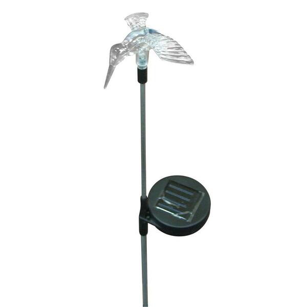 Hold All Outdoor Black LED Bird Solar Path Light-DISCONTINUED