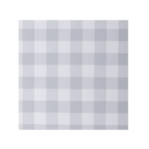 Gingham Gray Peel and Stick Removable Wallpaper Panel (covers approx. 26 sq. ft.)