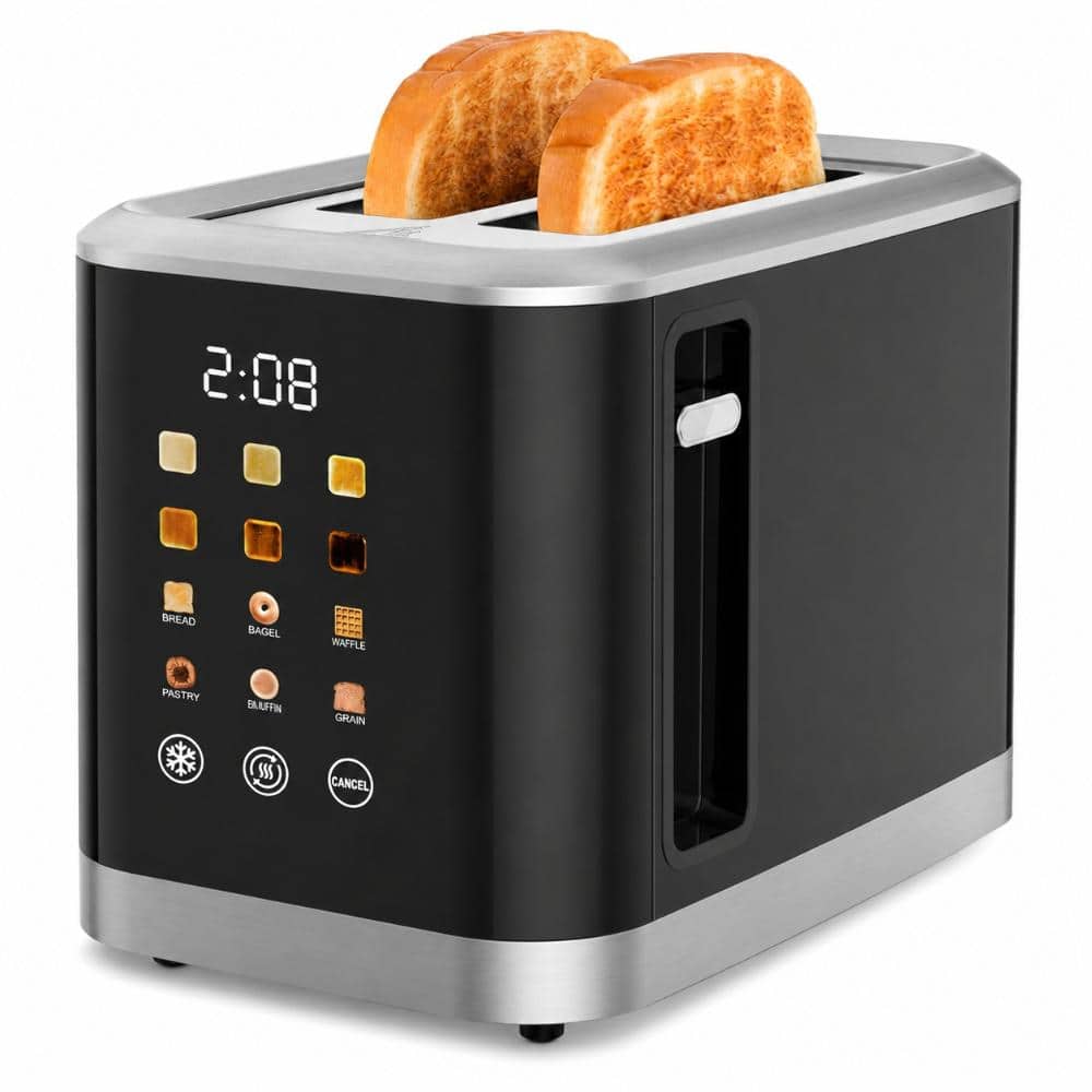 2 Slice Stainless Steel Toaster with LED Display and Extra Wide Slots for Bagels and Waffles price history on PriceWatchPro