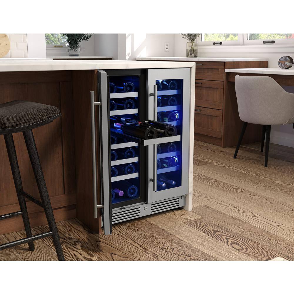 Zephyr Presrv 24" Stainless Steel Dual Zone Wine Cooler