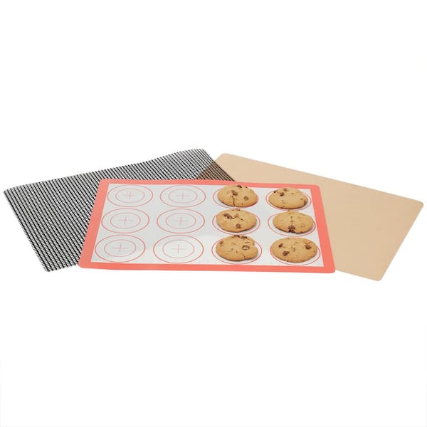 proMCRjex Silicone Baking Mats Full Sheet Non-Stick Cookie Sheet for Baking  Silicon Baking Mat Set (16x 24 Pack of 2)