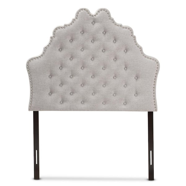 Baxton Studio Hilda Beige Twin Headboard
