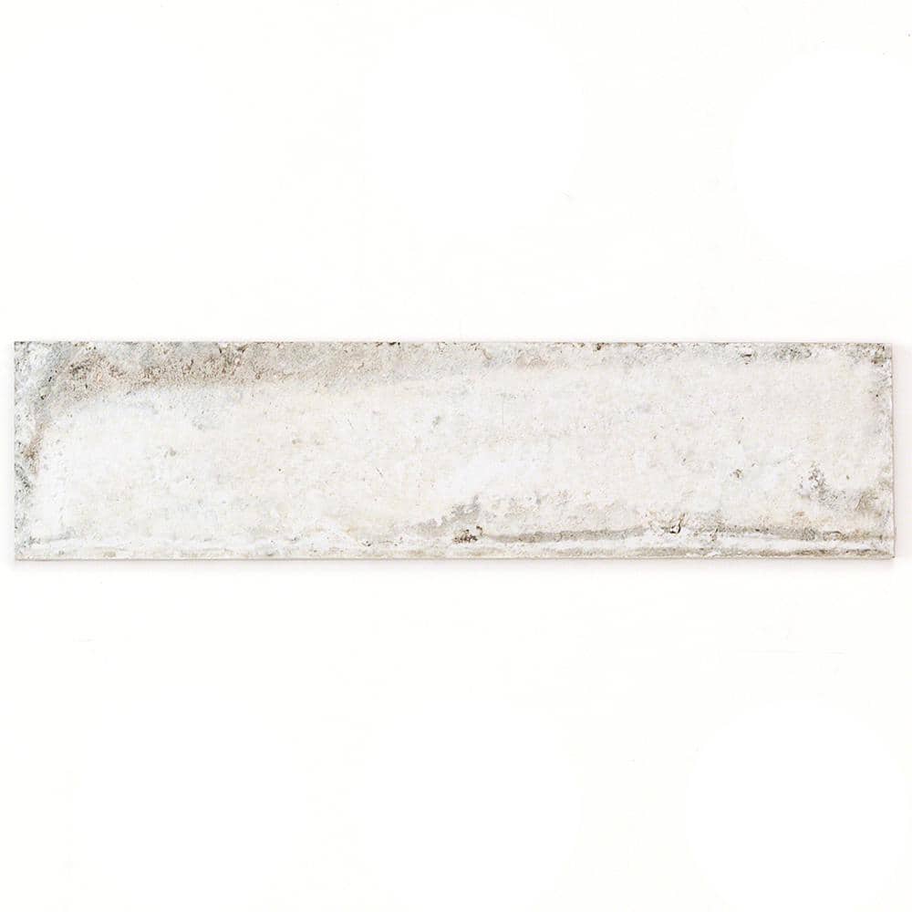 Ravello 3" x 12" Natural White Porcelain Wall and Floor Tile