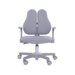 Gray Ergonomic Swivel Arm Desk Chair Kids Study Chair with Adjustable Heigh