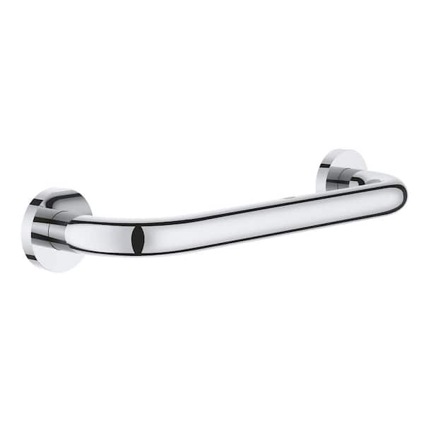 GROHE Essentials 12 in. Concealed Screw Grab Bar in StarLight Chrome