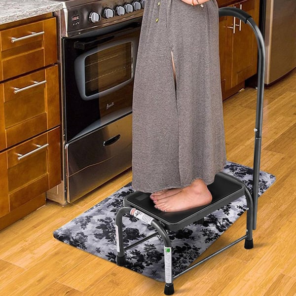 Reach Height 1.5 ft. Step Ladder Non-Slip Heavy Duty Step Stool
