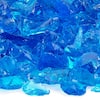 American Fire Glass Turquoise Recycled Fire Pit Glass Medium 18 28 Mm 10 Lbs Bag CG