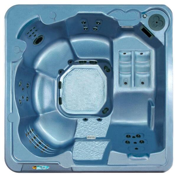 QCA Spas Cantania 6-Person 70-Jet Spa with Bromine System, LED Light, Polar Insulation, Collar Jets, and Hard Cover