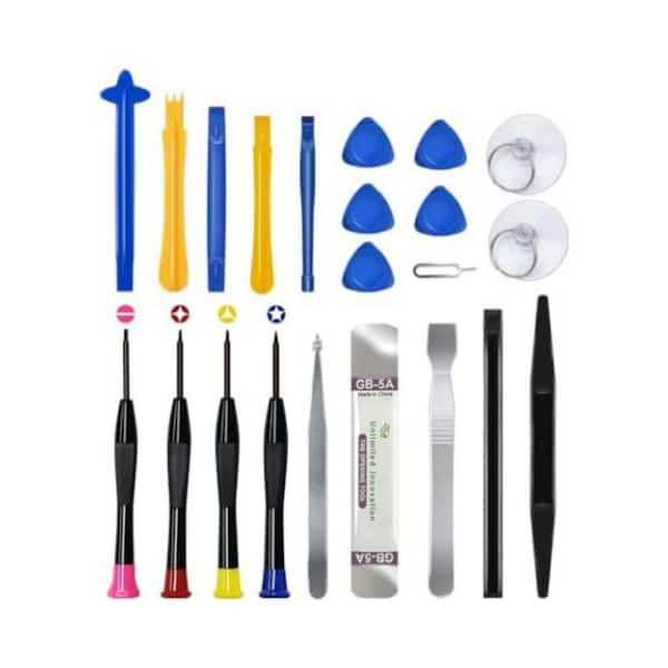 22 Piece Professional Electronics Opening Pry Screwdriver Set Tool Repair Kit for Tablets Screen Battery Replacement