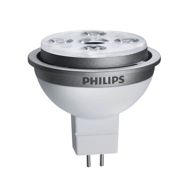Philips 50W Equivalent Bright White MR16 Dimmable LED Flood Light Bulb (10-Pack)