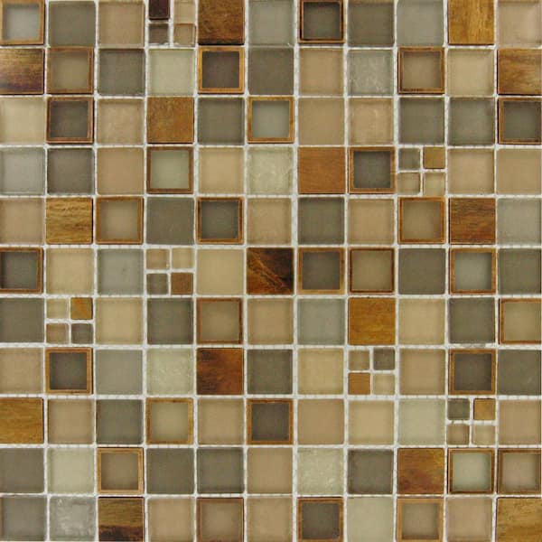 MSI Manhattan Blend 12 in. x 12 in. Polished Multi-Surface Wall Tile (1 sq. ft./Each)