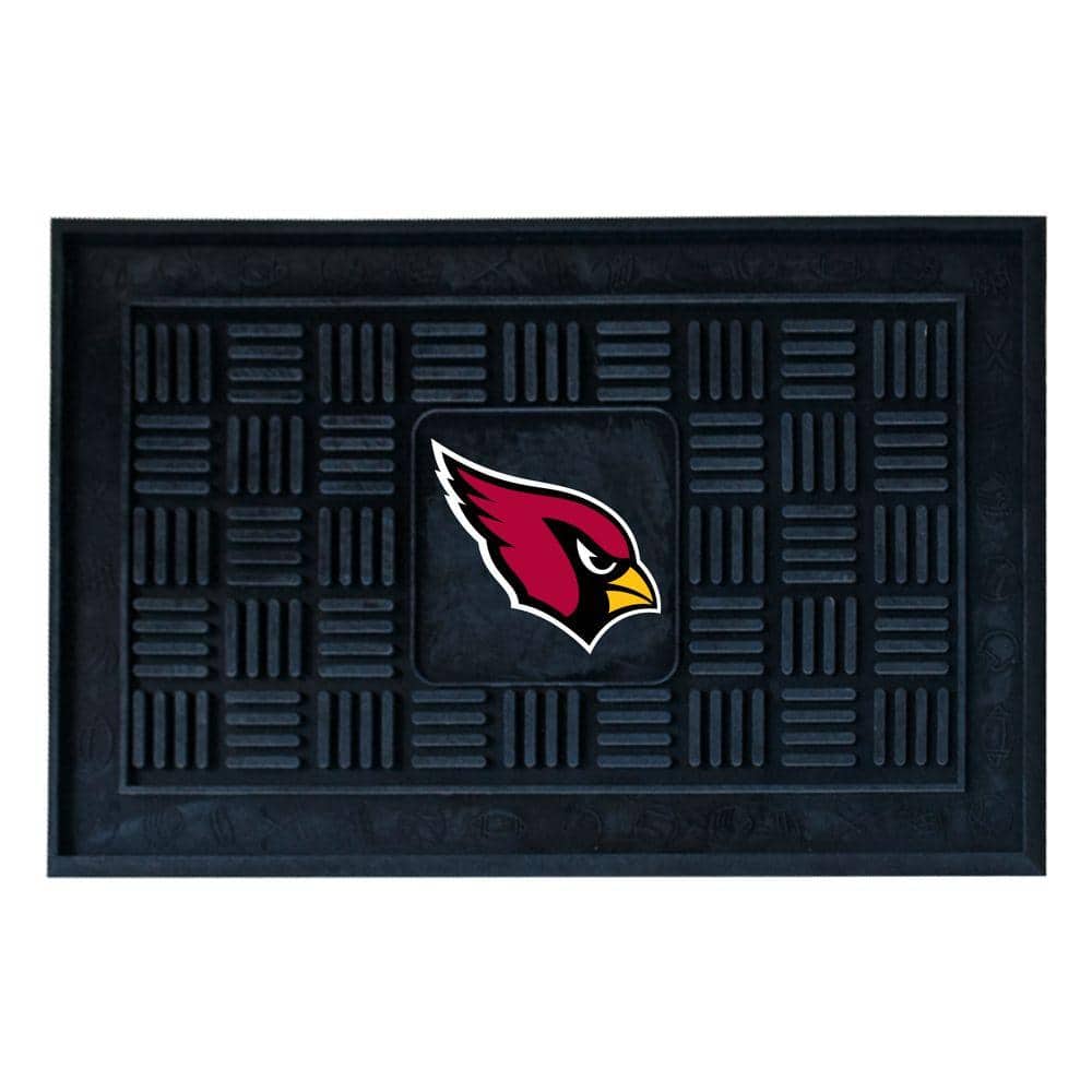 NFL Arizona Cardinals Black 19 in. x 30 in. Vinyl Outdoor Door Mat price history on PriceWatchPro