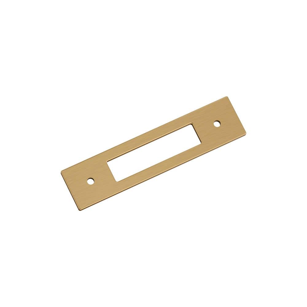 Medora 3-3/4 in. Center-to-Center Rectangle Champagne Bronze Pull Cabinet Backplate price history on PriceWatchPro