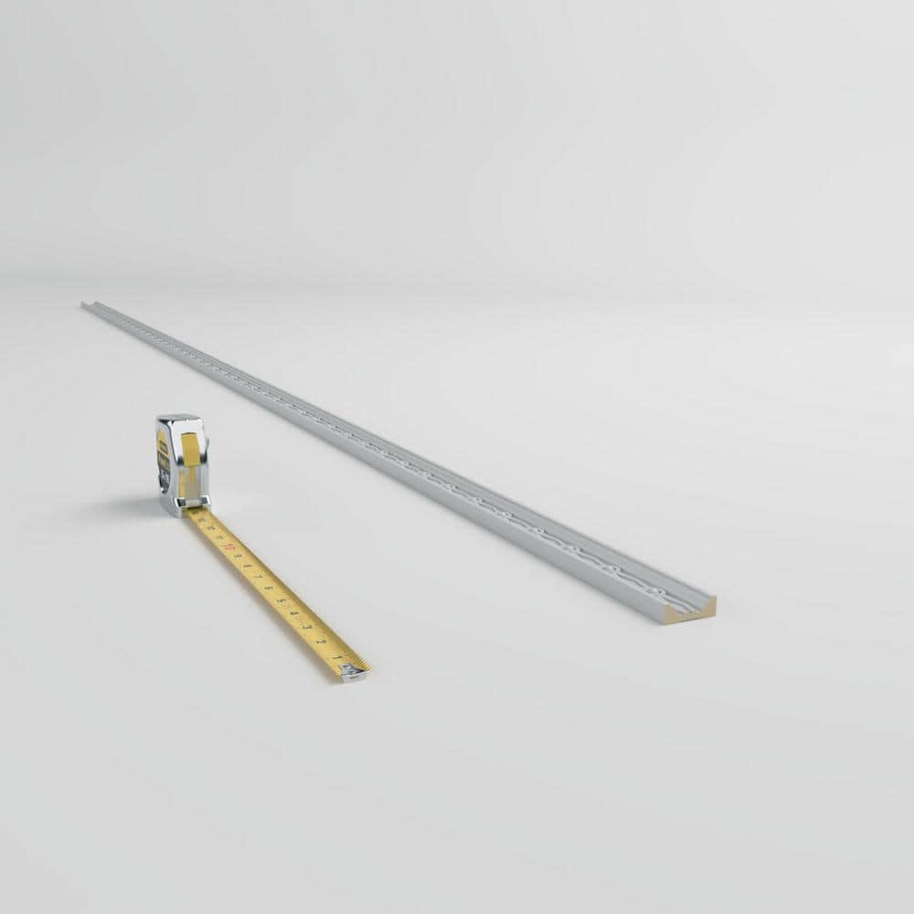 Primed Gray Polyurethane Geometric Chair Rail Moulding Sample