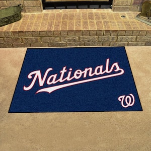 Washington Nationals Navy 3 ft. x 3.5 ft. All-Star Area Rug