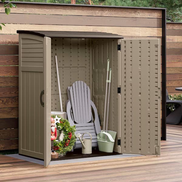 2 ft. 8 in. x 4 ft. 5 in. x 6 ft. Large Vertical Storage Shed