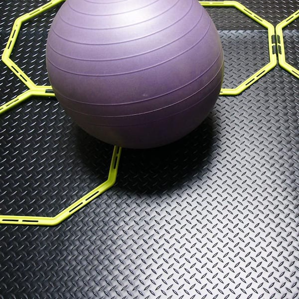 4' x 6' Rubber Flooring, 1/2 Thick RF546 - Rubber Mats Gym Flooring