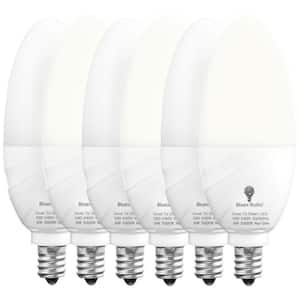 65-Watt Equivalent B11 Household  LED Light Bulb in Daylight (6-Pack)