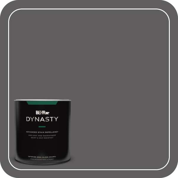 BEHR DYNASTY 1 qt. #T17-10 Shades on Semi-Gloss Enamel Interior Stain-Blocking Paint and Primer