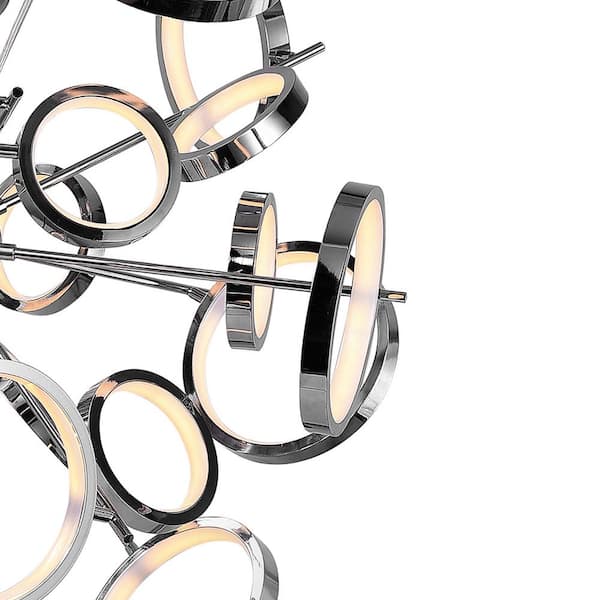 Colette LED Chandelier With Chrome Finish