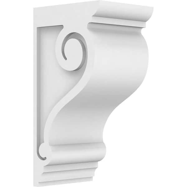 Ekena Millwork Standard 5 in. W x 14 in. H x 7 in. D Signature Urethane Polyurethane Corbel