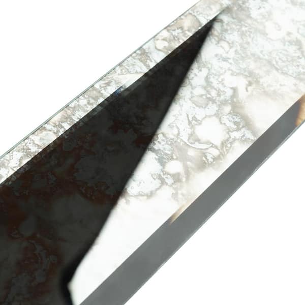 Millenium Products Antique Uneven Beveled Silver 3x3 Mirror Tile: 412004 by Unique Design Solutions | Glass