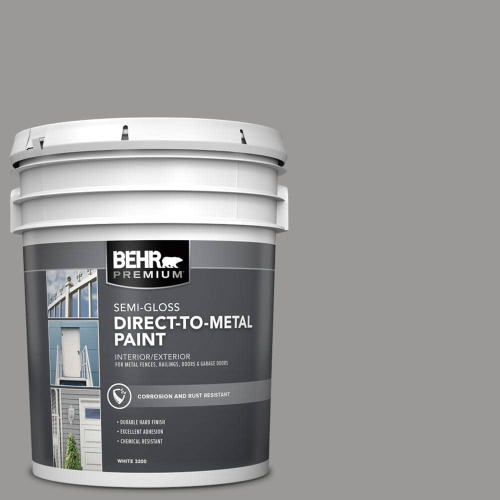 5 gal. #HDC-NT-10A Dolphin Gray Semi-Gloss Direct to Metal Interior/Exterior Paint price history on PriceWatchPro