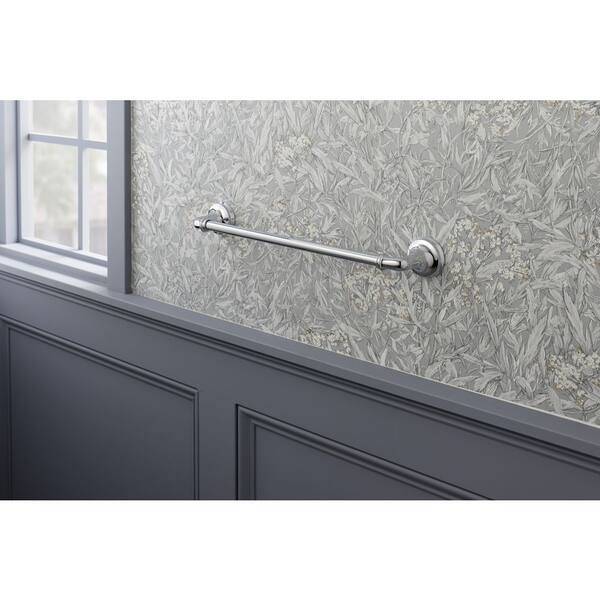 KOHLER Bellera 18 in. Wall Mounted Single Towel Bar in Brushed Nickel