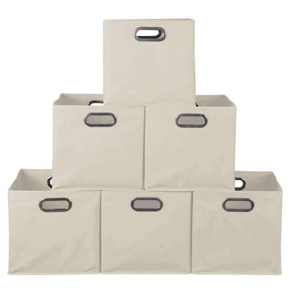 Regency 6 in. H x 12 in. W x 12 in. D Blue Fabric Cube Storage Bin 6-Pack  HDCHTOTE066PKBE - The Home Depot