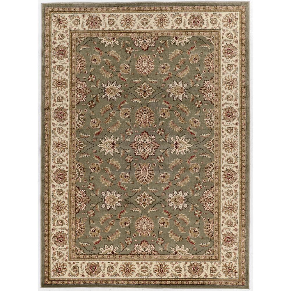 Como Sage 5 ft. x 7 ft. Traditional Oriental Floral Area Rug 1592/1061 ...