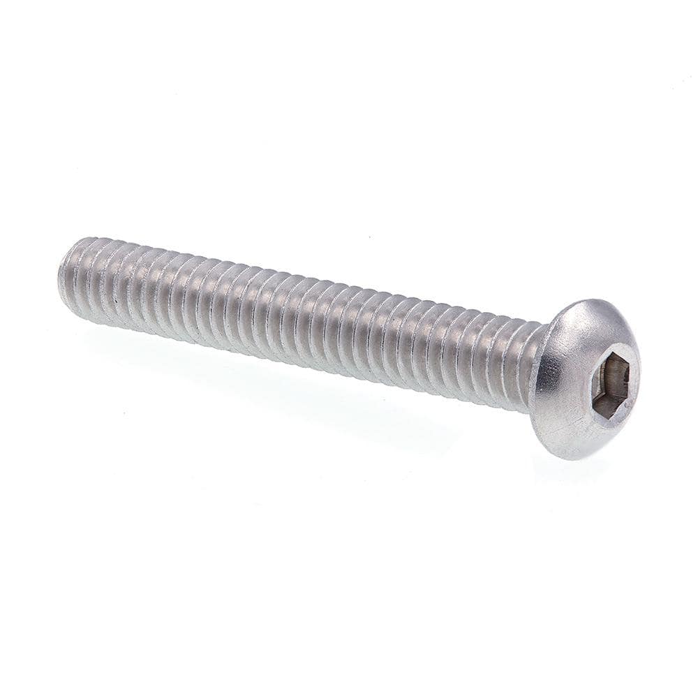 Hex Cap Screws 18-8 Stainless Steel 8-16 x 1" FT Qty-100 - 4