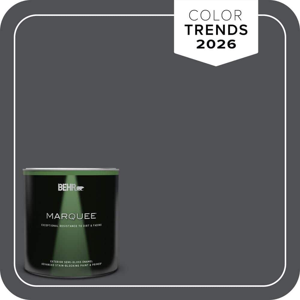 1 qt. #PPU18-01 Cracked Pepper Semi-Gloss Enamel Exterior Paint & Primer price history on PriceWatchPro