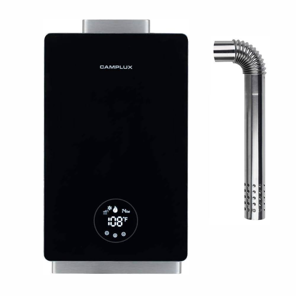CAMPLUX Smart 3.18 GPM 82,000 BTU Natural Tankless Water Heater, Indoor