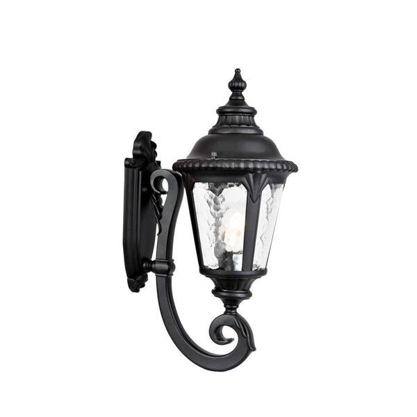 Acclaim Lighting Surrey Collection 1-Light Matte Black Outdoor Wall-Mount Light Fixture