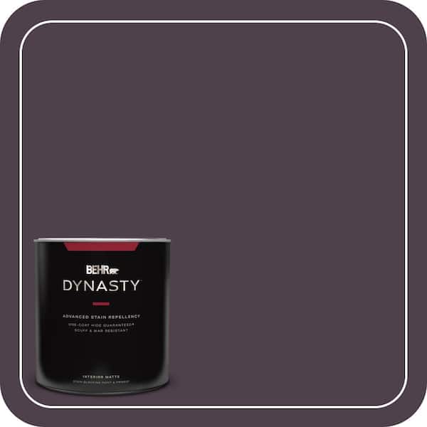 BEHR DYNASTY 1 qt. #T13-10 Plum Orbit Matte Interior Stain-Blocking Paint and Primer