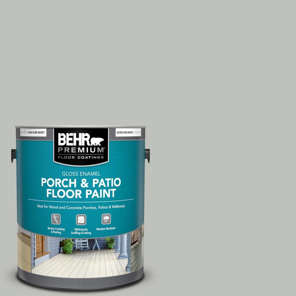 BEHR PREMIUM 1 gal. SC365 Cape Cod Gray Gloss Enamel Interior