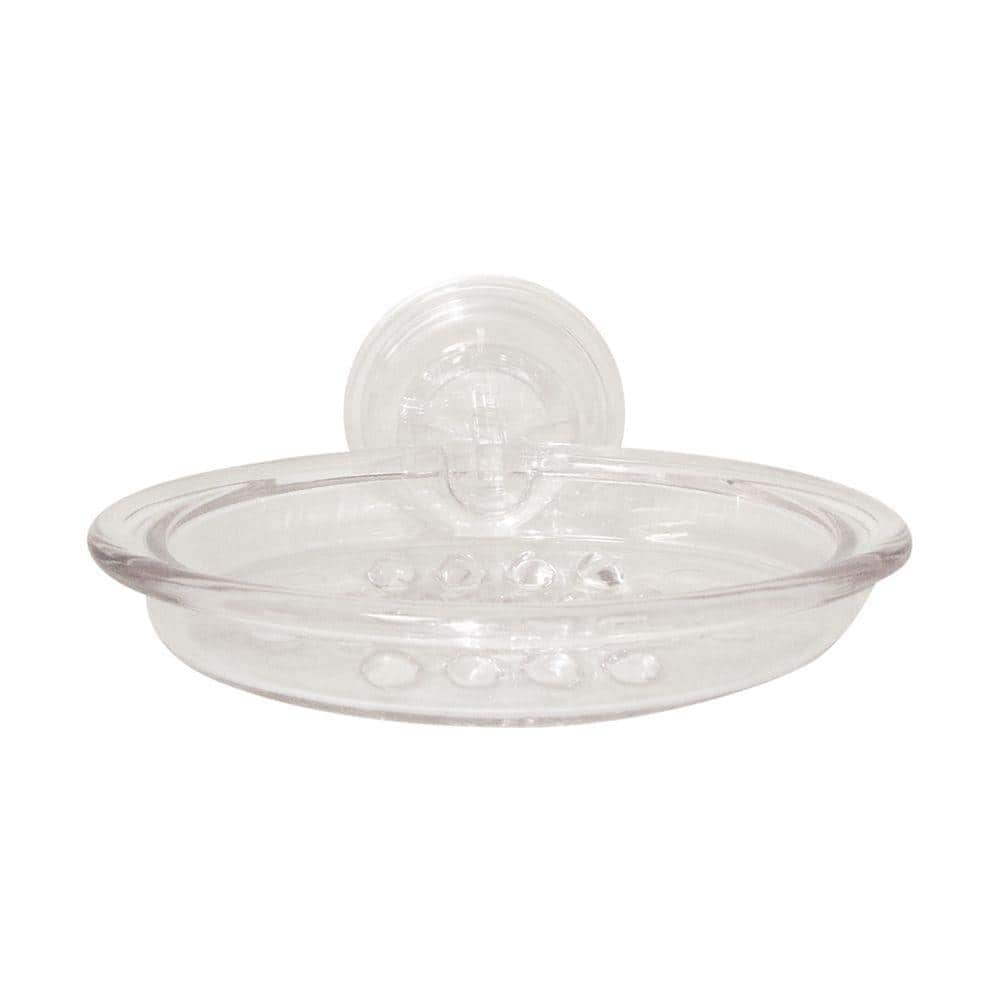 Rebrilliant Soap Dish for Shower with Suction Cup, Shower Soap