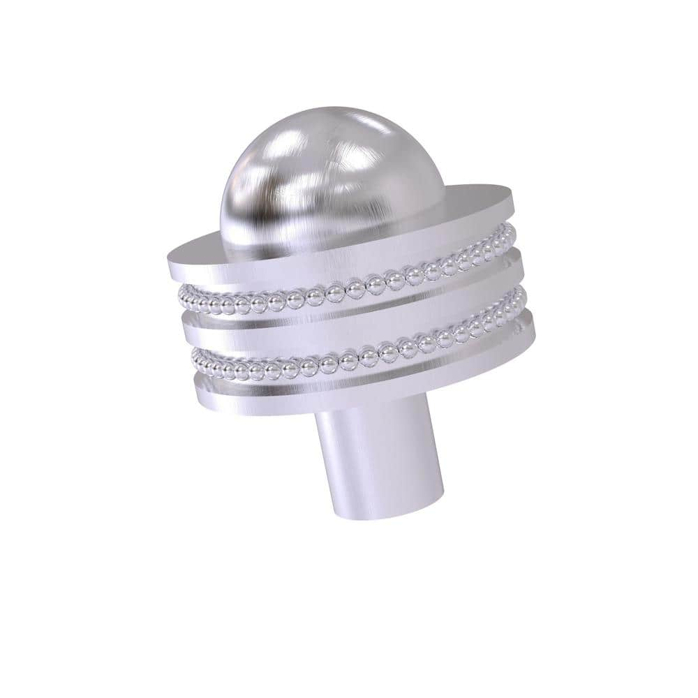 Allied Brass 1-1/2 in. Cabinet Knob in Satin Chrome