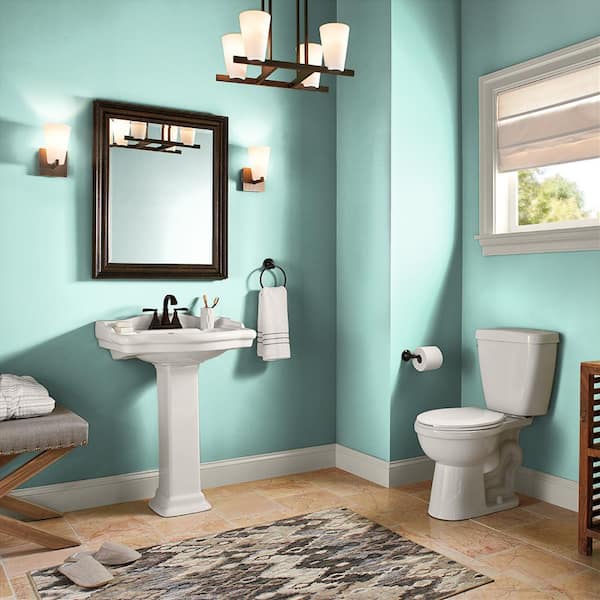 BEHR MARQUEE 1 gal. #MQ4-21 Caicos Turquoise One-Coat Hide Satin Enamel Interior Paint & Primer