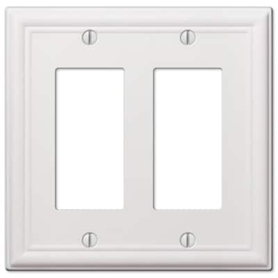 Leviton 1-Gang Toggle Wall Plate, White R52-88001-00W - The Home Depot