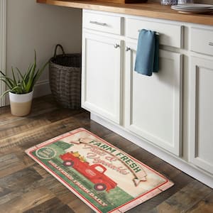 Rectangular Utensils Kitchen Mat 18" x 30" By Catalina Home 