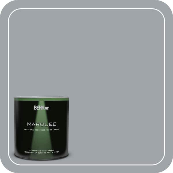 BEHR MARQUEE 1 qt. #ECC-33-1 Iron Wood Semi-Gloss Enamel Exterior Paint & Primer