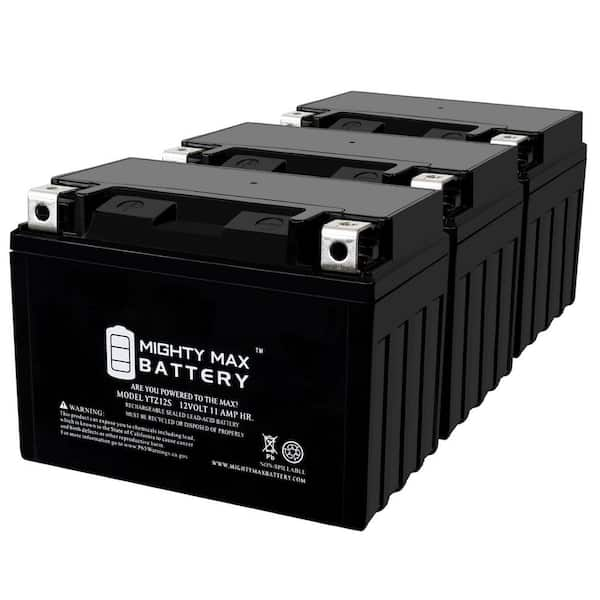 MIGHTY MAX BATTERY YTZ12S -12 Volt 11 AH, 210 CCA, Rechargeable ...