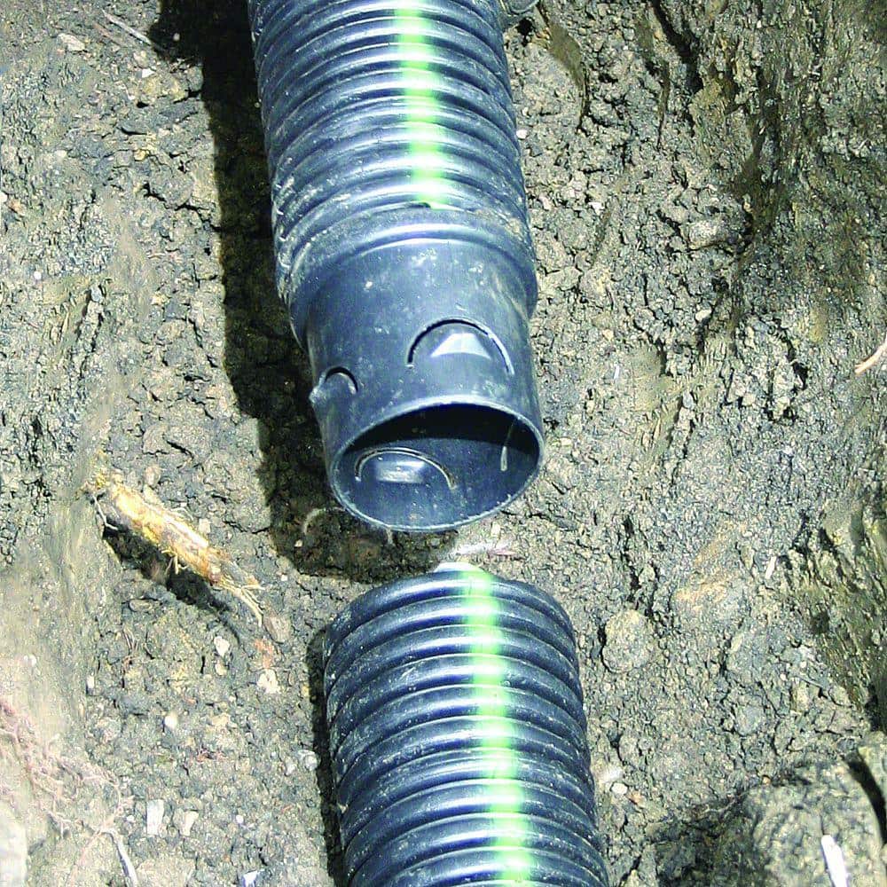 Black 4-Inch Polypropylene Snap Coupler
