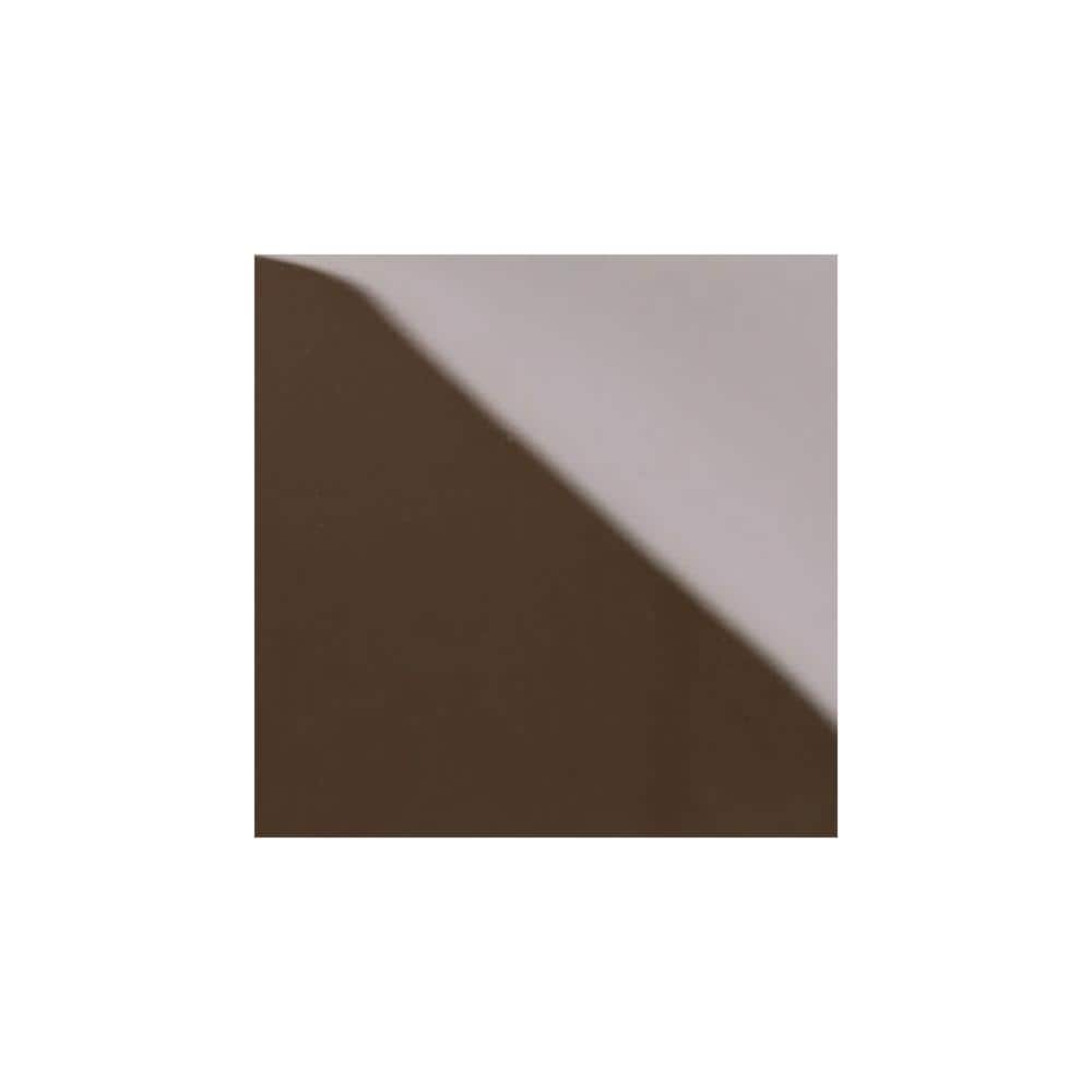 Classic Brown 4 in. x 4 in. x 8mm Glass Subway Tile Sample price history on PriceWatchPro