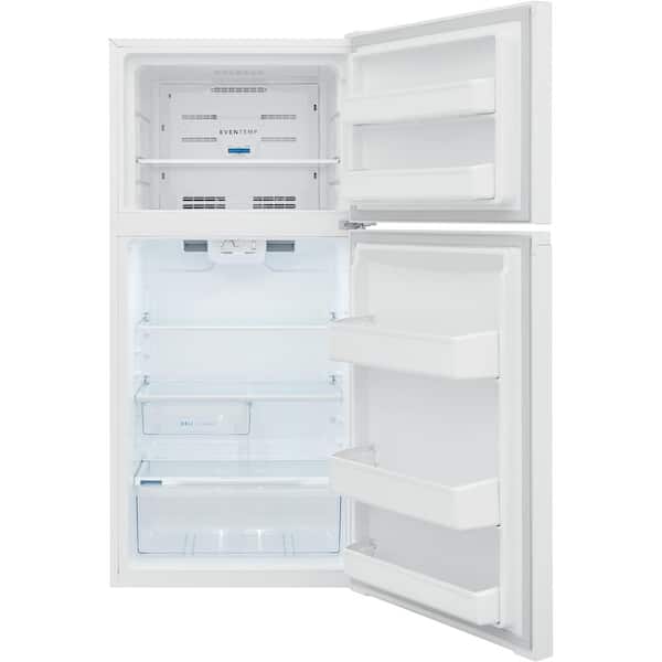 27.6 in. 14 cu. ft. Top Freezer Refrigerator in White, ENERGY STAR