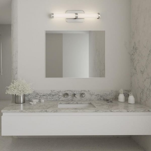 20 in. Brushed Nickel Integrated LED Vanity Light Bar