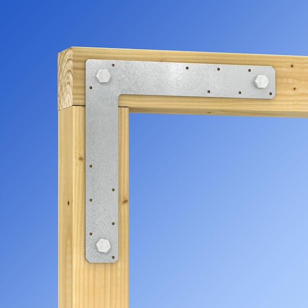 12 in. x 12 in. 14-Gauge Galvanized L Strap