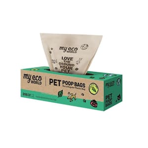 MyEcoWorld Pet Poop Bags - 1-Roll/200-Count