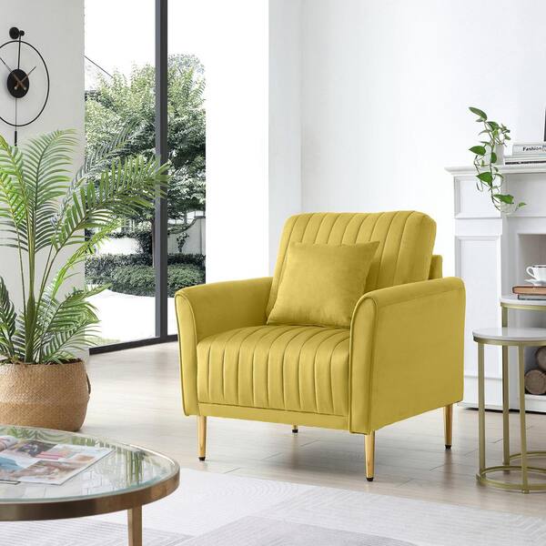 argos mustard armchair